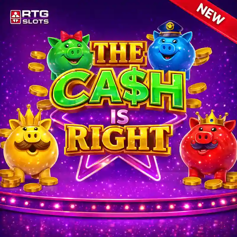 The Cash is Right Slot Game Logo